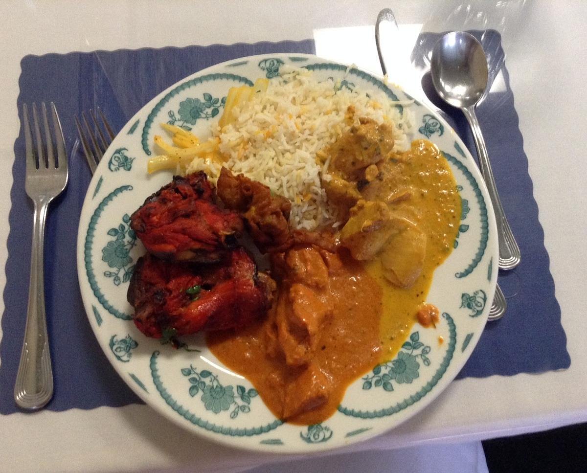 Taj Palace of India signature dishes Tandoori ChickenSaag PaneerLamb Korma